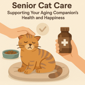 senior cat care and health support